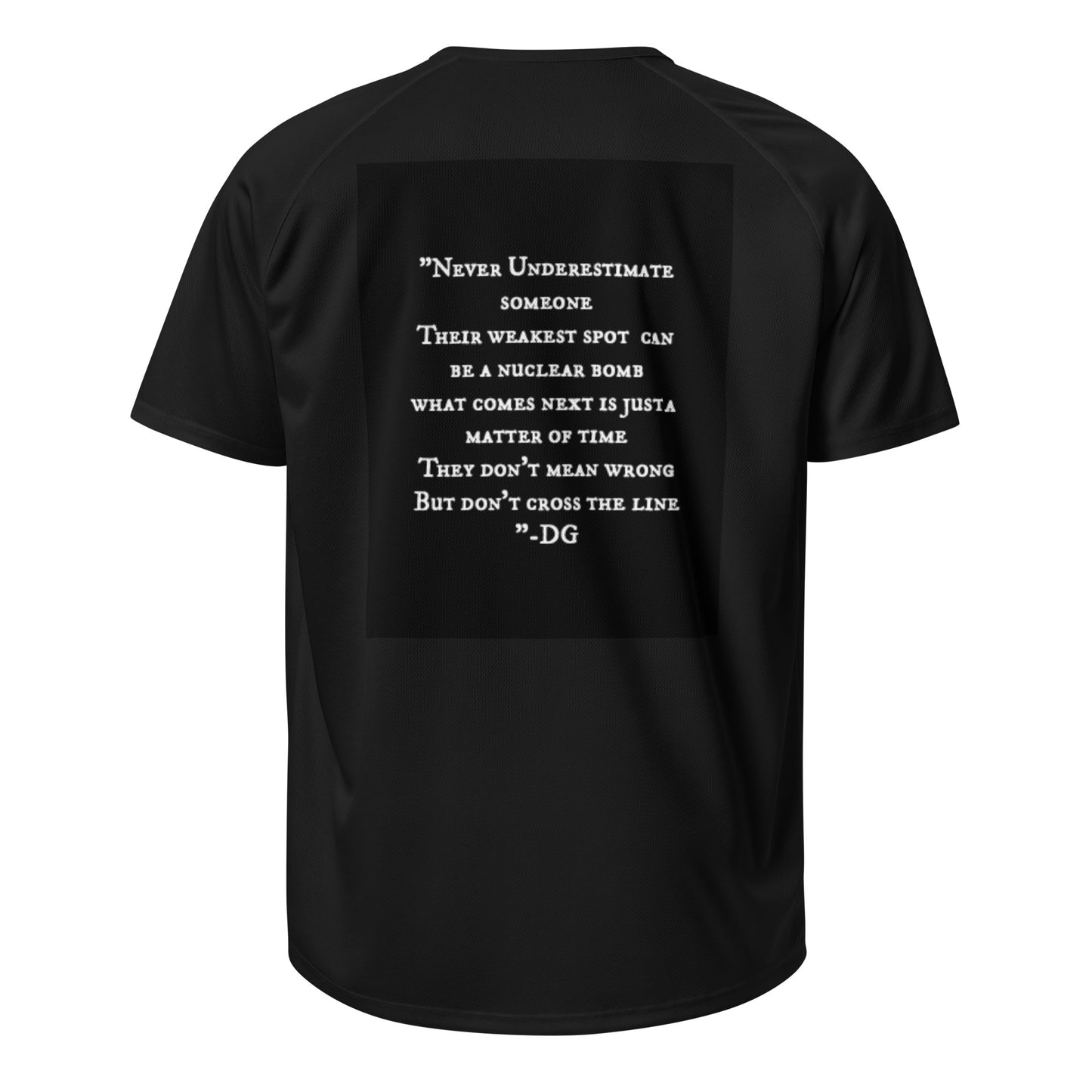 DG Unisex sports jersey