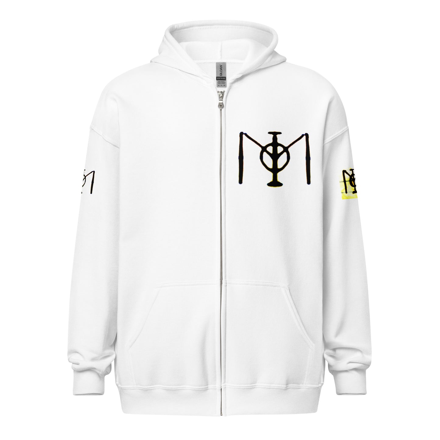 MOI Unisex heavy blend zip hoodie